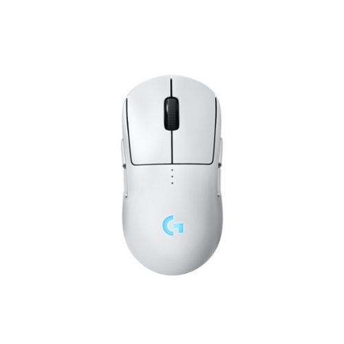 Logitech - PRO 2 LIGHTSPEED Lightweight Optical HERO 44K DPI Gaming Mouse with 4 Customizable and Switchable Magnetic Side Buttons - Wireless - White