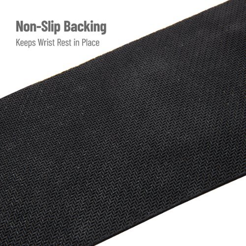Mind Reader Ergonomic Keyboard and Mouse Wrist Rest Sets, Gaming Accessory, Memory Foam, 16.75L x 3W x 0.75H, 6 pcs - Black HOW TO BUY