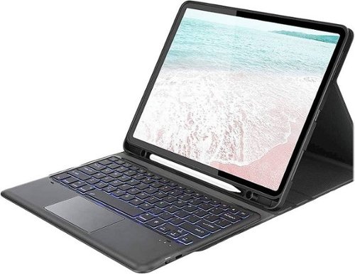 SaharaCase Keyboard Folio Case for Apple iPad Pro 12.9 (4th, 5th, and 6th Gen 2020-2022) - Black GLOBAL SHIPPING