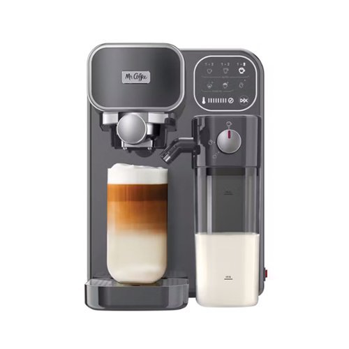 Mr. Coffee Prima Latte Luxe Espresso Maker Gray 310123008M - Best Buy