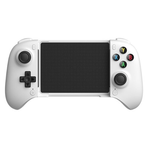 8BitDo - Ultimate Bluetooth Mobile Gaming Controller for Android with Hall Effect Joysticks and Hall Triggers - White-Front_Standard 