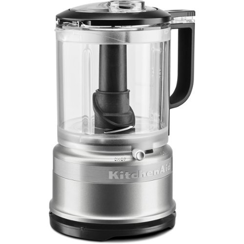 KitchenAid - 5-Cup Food Chopper with Multi-Purpose Blade and Whisk Accessory, Contour - Silver