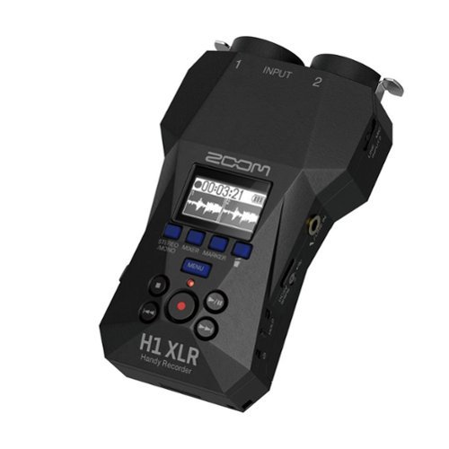 Zoom H1 XLR Portable Audio Recorder for Video Black ZH1XLR - Best Buy
