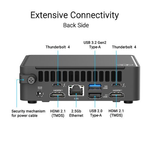ASUS NUC 15 Pro Mini Desktop Intel Core 5 210H (2024) 16GB Memory