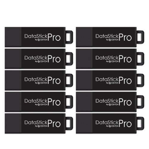 Centon - ValuePack USB 3.2 Gen1 Datastick Pro (10 Pack) - Black-Front_Standard 