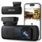 NEXPOW - 2K Dash Cam for Car WiFi App Voice Control G Sensor Loop Recording Night Vision Parking Mode - Black-Front_Standard