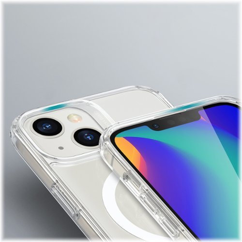 SaharaCase Hybrid-Flex Hard Shell Case for Apple iPhone 14 - Clear GLOBAL SHIPPING