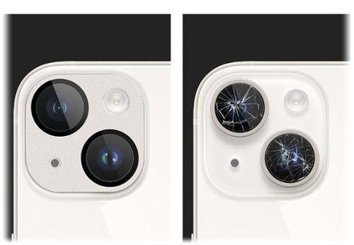 SaharaCase ZeroDamage Camera Lens Protector for Apple iPhone 14 and iPhone 14 Plus (2-Pack) - Starlight GLOBAL SHIPPING
