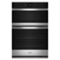 Whirlpool - 30 inch Built-In Electric Convection Combination Wall Oven with Microwave and WiFi - Stainless Steel-Front_Standard