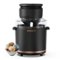 BRIOBITE - 1.1 Quart Ice Cream Maker-Electric Ice Cream Machine for Gelato,Milkshakes&Sorbet,1-2 Servings,Easy to Clean - Black-Front_Standard
