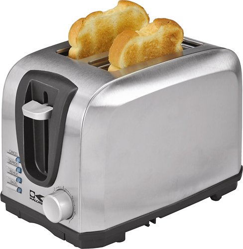  Kalorik - 2-Slice Toaster - Stainless-Steel