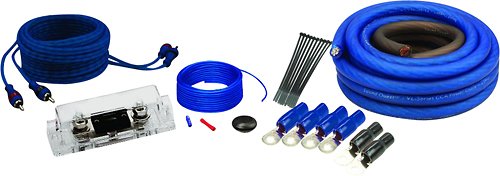  PAC - SoundQuest 1/0-Gauge Amplifier Wiring Kit - Blue