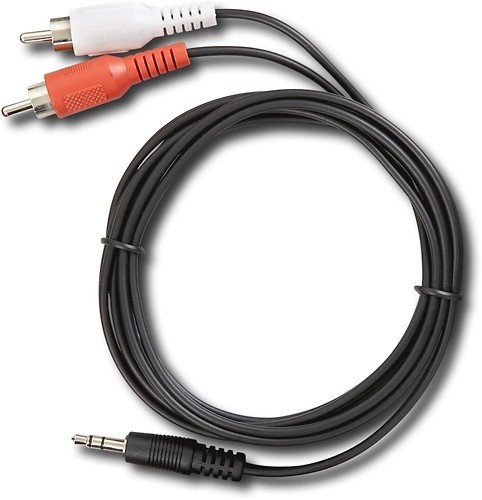 Dynex™ - 6' Y Audio Cable - Black