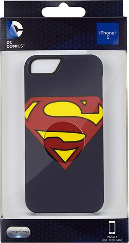  PDP - Superman Emblem Clip Case for Apple® iPhone® 5 - Blue/Red/Yellow