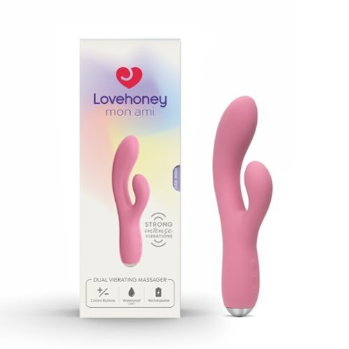 Lovehoney Mon Ami - Lovehoney mon amí G-Spot Dual Vibrating Massager - Light Orchid-Front_Standard 