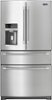 Maytag - 26.2 Cu. Ft. 4-Door French Door Refrigerator - Stainless steel-Front_Standard