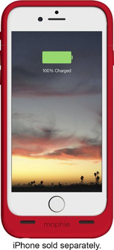  mophie - juice pack air External Battery Case for Apple® iPhone® 6 and 6s - Red