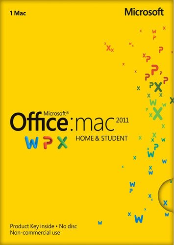  Microsoft - Office for Mac Home and Student 2011 - Mac OS [Digital]