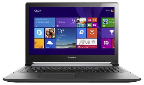  Lenovo - 2-in-1 15.6&quot; Touch-Screen Laptop - Intel Core i5 - 6GB Memory - 500GB HDD + 8GB Solid State Drive - Black