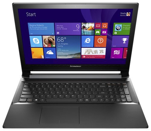  Lenovo - Flex 2 2-in-1 15.6&quot; Touch-Screen Laptop - AMD A6-Series - 4GB Memory - 500GB Hard Drive - Black