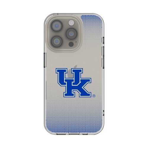Keyscaper - NCAA - Kentucky Wildcats Linen Logo iPhone Clear Case - 13 mini - Multicolor-Front_Standard 