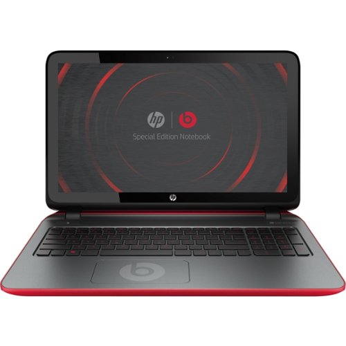  HP - Beats Special Edition 15.6&quot; Touch-Screen Laptop - AMD A8-Series - 8GB Memory - 1TB Hard Drive - Twinkle Black/Vibrant Red/Ash Silver