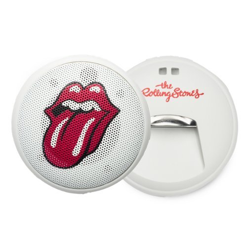 Speaqua Cruiser H2.0 Portable Waterproof Compact Bluetooth Speaker with Bottle Opener - (White) - Rolling Stones Classic HOW TO BUY