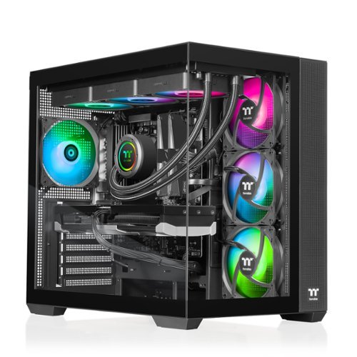 Thermaltake - LCGS View u2770-380 Gaming Desktop-Intel Core Ultra 7 270, GeForce RTX 5070,32GB DDR5 6000MT/s Mem, 1TB NVMe M.2 Storage - Black