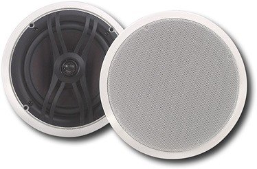 Yamaha - 2-Way In-Ceiling Speakers (Pair) - White