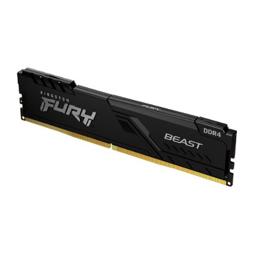 Kingston - Computer_Memory KF432C16BB/32 X32GB (2X16GB) 3200MHz DDR4 CL16 DIMM FURY Beast Desktop Memory-Front_Standard 