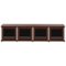 Salamander Designs - Synergy TV Cabinet for Most Flat-Panel TVs Up to 90" - Aluminum/Dark Walnut-Front_Standard