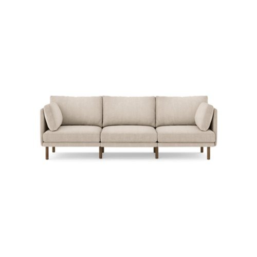 Burrow - Modern Field 3-Seat Sofa - Oatmeal-Front_Standard 