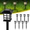 Oumilen - Solar Outdoor Lights,12 Pack LED Solar Lights Outdoor Waterproof - Warm White-Front_Standard