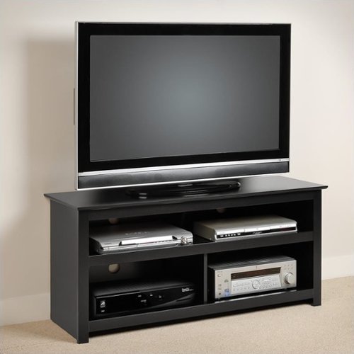  Prepac - Vasari TV Console for Flat-Panel TVs Up to 50&quot; - Black
