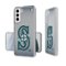 Keyscaper - MLB - Seattle Mariners Linen Logo Galaxy Clear Case - S24 - Multicolor-Front_Standard