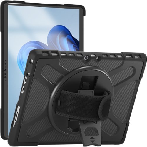 SaharaCase Raider Series Hand Strap Case for Microsoft Surface Pro 9, Pro 10, and Pro 11th Edition - Black HOW TO BUY