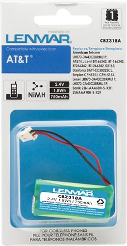  Lenmar - Nickel-Metal Hydride Battery for AT&amp;T TL32100 Cordless Phones