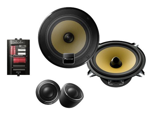  Pioneer - D-Series 5.25&quot; 2-Way Component Car Speakers with Twaron Woofer Cones (Pair) - Black