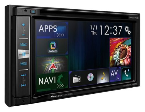  Pioneer - NEX - 6.2&quot; - Built-In GPS - CD/DVD - Built-In Bluetooth - In-Dash Receiver with Partially Detachable Faceplate - Black