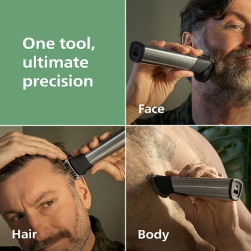 Philips Norelco All-in-One 9000 Series 23-Piece Trimmer - MG9575/49 - Silver WORLDWIDE DELIVERY