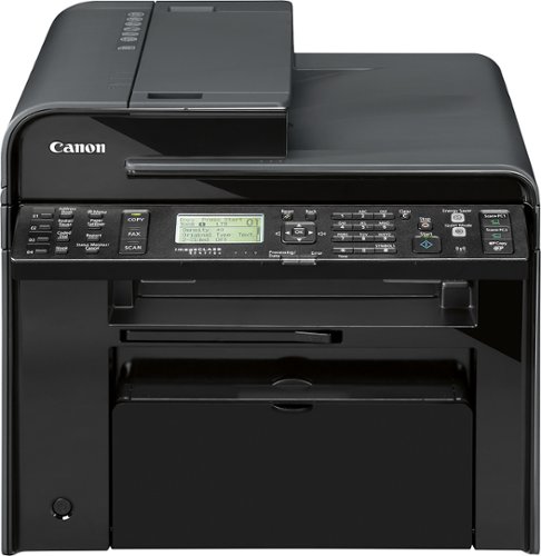  Canon - imageCLASS MF4770n Black-and-White All-In-One Printer - Black