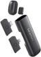 Saramonic - Air-SE 2-Person Ultra-Mini Wireless Mic System w/ USB-C & Lightning Receivers - Black-Front_Standard