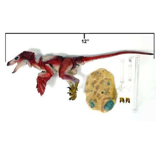Creative Beast Studio Beasts of the Mesozoic: Dinosaur Figure - Velociraptor Osmolskae V2 Red HOW TO BUY