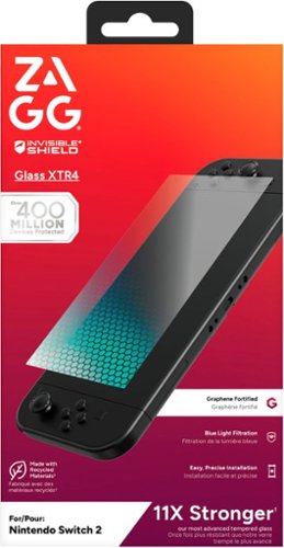 ZAGG InvisibleShield Glass XTR4 Screen Protector for Nintendo Switch 2 - Clear GLOBAL SHIPPING