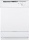 GE - 24" Built-In Dishwasher - White on White-Front_Standard 