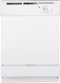 GE - 24" Built-In Dishwasher - White on White-Front_Standard