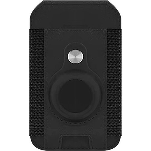SaharaCase - Airtag Wallet Case with MagSafe for Apple iPhone - Scorpion Black