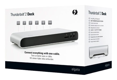  Elgato - Thunderbolt 2 and USB 3.0 Docking Station - Brushed Silver