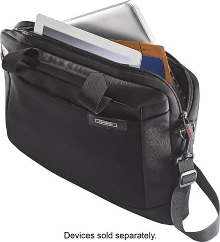 Samsonite - Laser Pro Slim Briefcase for 17.3" Laptop - Black