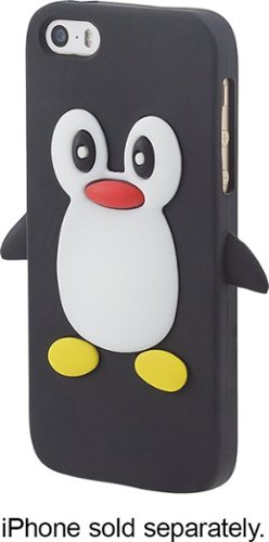  Dynex™ - Penguin Case for Apple® iPhone® 5 and 5s - Black